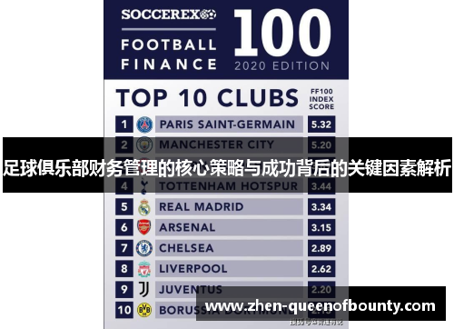 足球俱乐部财务管理的核心策略与成功背后的关键因素解析